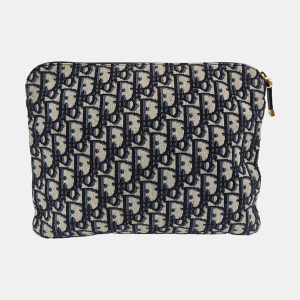 Travel Kit Large Oblique Canvas Blue
