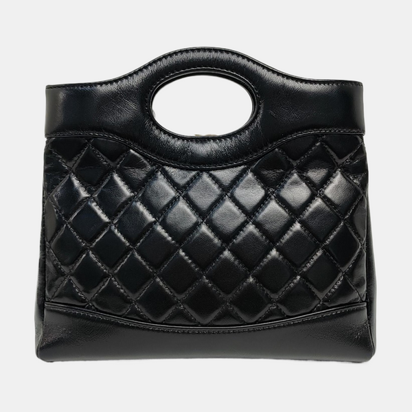 CHANEL 31 Mini Quilted Lambskin Black