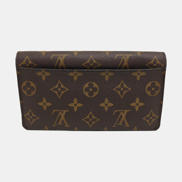 JEANNE Monogram Coated Canvas Brown Wallet