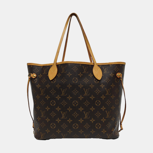NEVERFULL MM Monogram Coated Canvas Brown