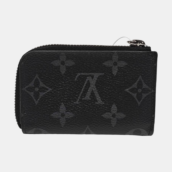 ZIPPY Monogram Coated Canvas Black Wallet