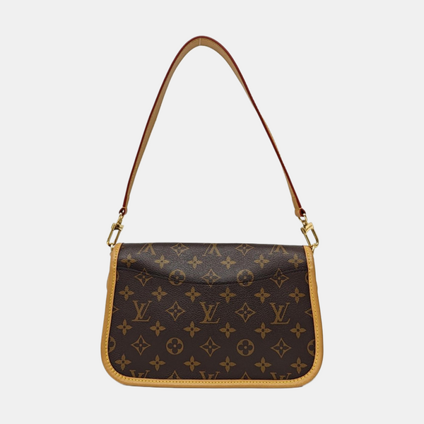 DIANE Monogram Coated Canvas Brown