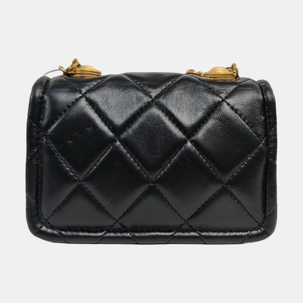 BIJOUX FLAP Quilted Lambskin Black