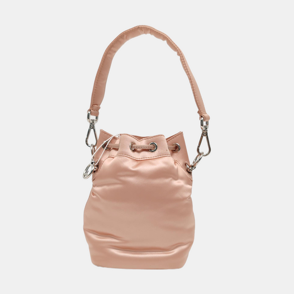 Authenticated pre-owned Mon Tresor Mini Fabric Pink - Bucket Bag at Looply