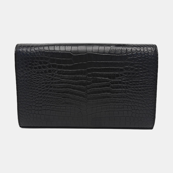 Calfskin Shoulder Bag Black