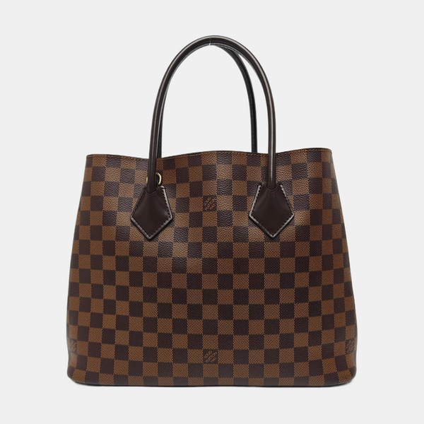 KENSINGTON BOWLING Damier Ebene Coated Canvas Brown
