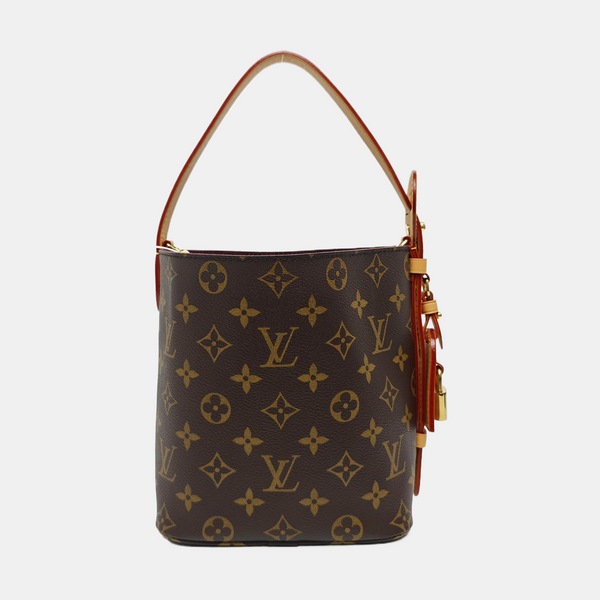 ALL IN Monogram Coated Canvas Brown