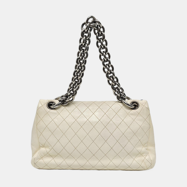 Quilted Lambskin White