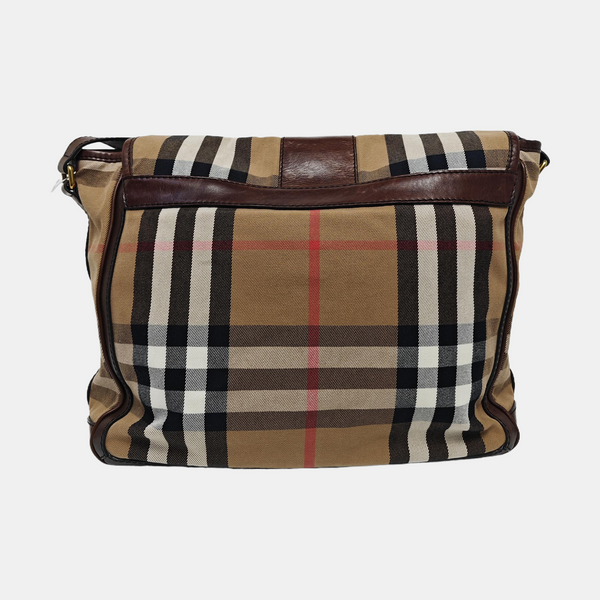Canvas Shoulder Bag Brown