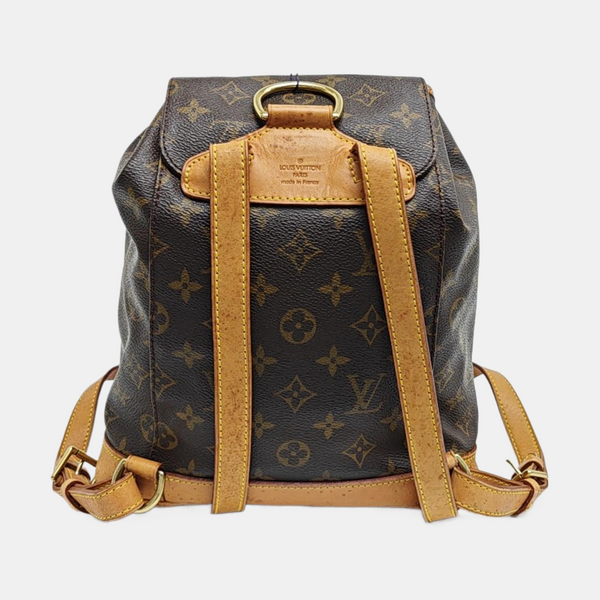MONTSOURIS MM Monogram Coated Canvas Brown