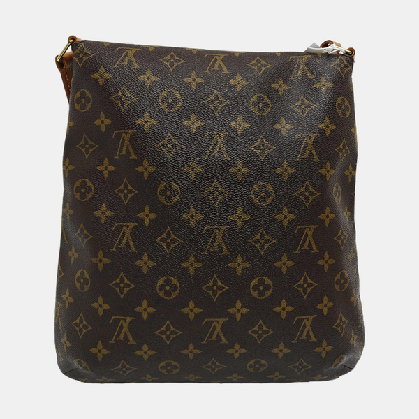 MUSETTE TANGO Monogram Coated Canvas Brown