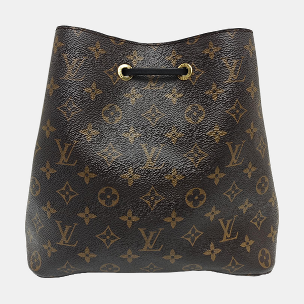 NÉONOÉ MM Monogram Coated Canvas Brown