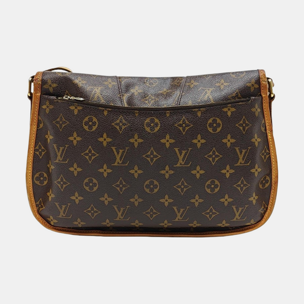 MENILMONTANT MM Monogram Coated Canvas Brown