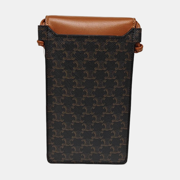 TRIOMPHE Mini Coated Canvas Brown