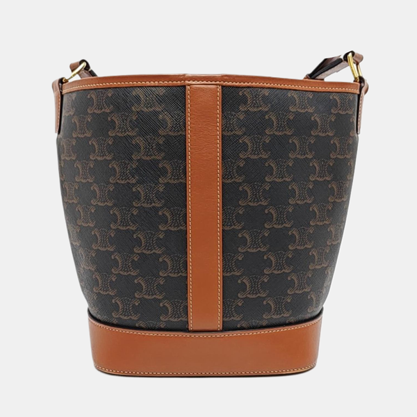 TRIOMPHE CANVAS Small Coated Canvas Brown