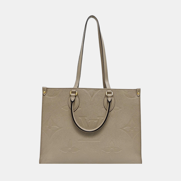 ONTHEGO MM Monogram Calfskin Gray