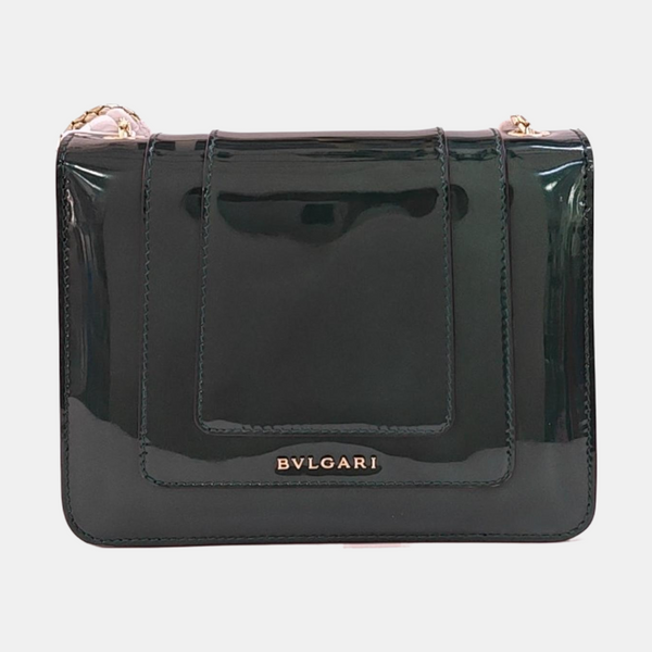 SERPENTI FOREVER Small Patent Leather Green