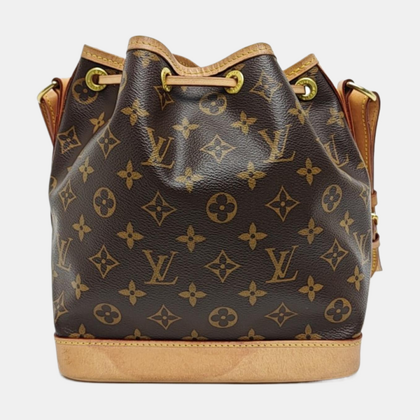 NOÉ BB Monogram Coated Canvas Brown