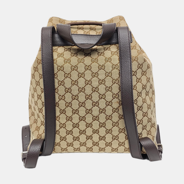 Monogram Canvas Backpack Beige