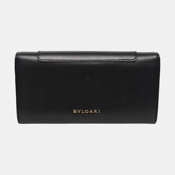 SERPENTI FOREVER Calfskin Black Wallet