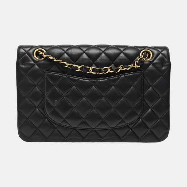 CLASSIC FLAP Medium Quilted Lambskin Black