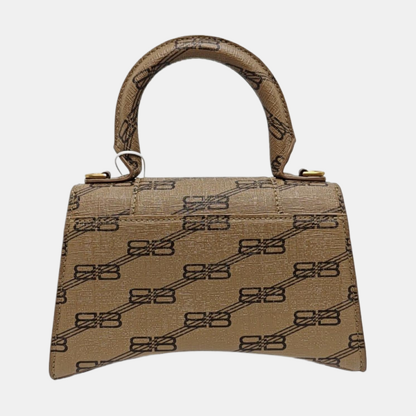 Hourglass XS Coated Canvas Brown