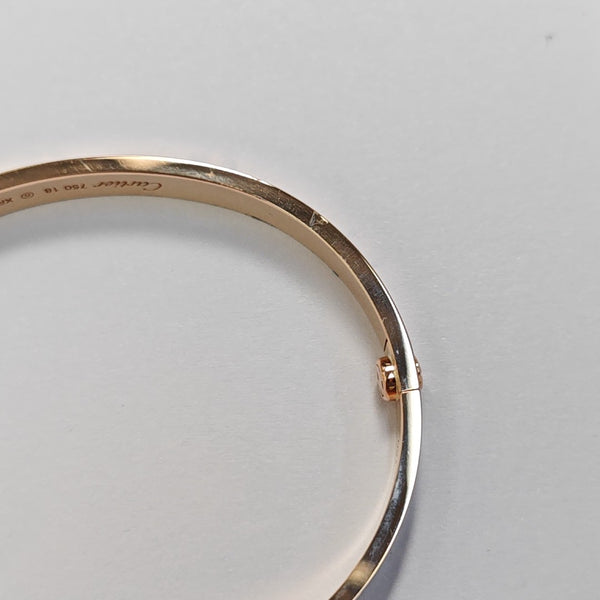LOVE 18k Rose Gold Bangle