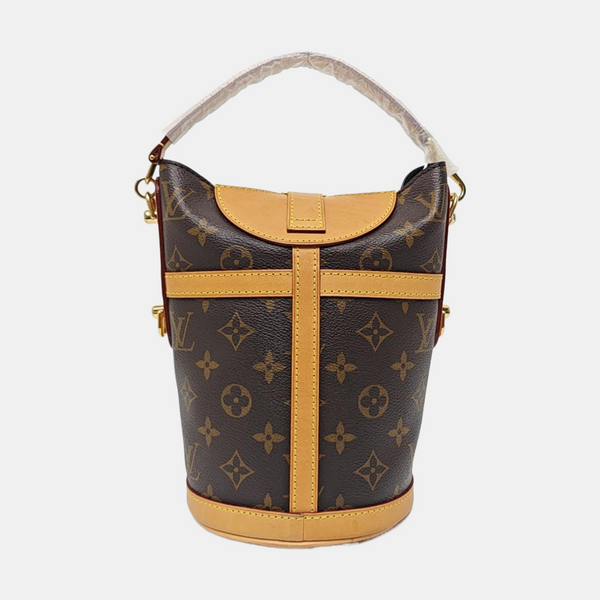 DUFFLE Monogram Coated Canvas Brown