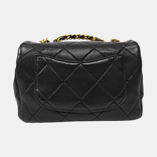 CLASSIC FLAP Mini Quilted Lambskin Black