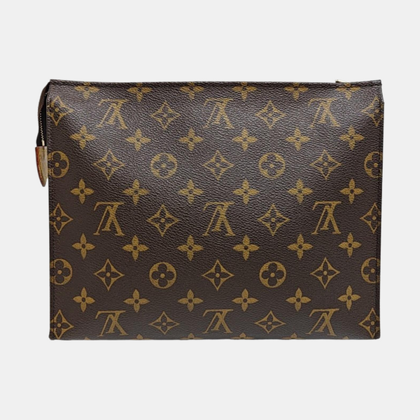 TOILET POCKET Monogram Coated Canvas Brown