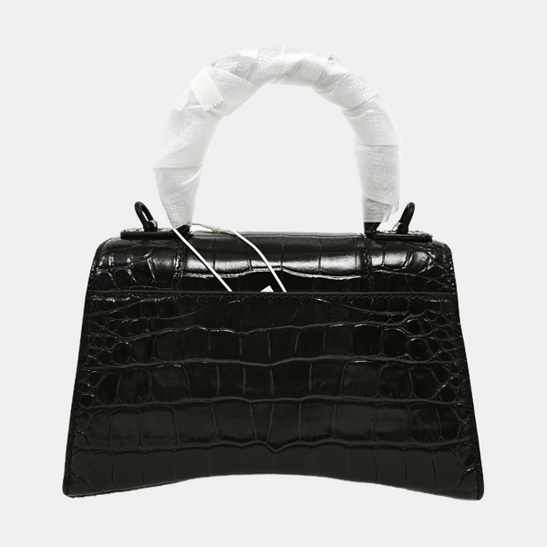 Hourglass Small Calfskin Black