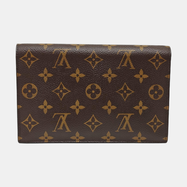 FLORE Monogram Coated Canvas Brown