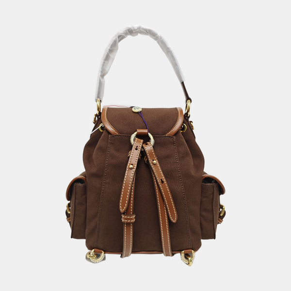 Fabric Backpack Brown