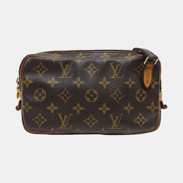 MARLY BANDOULIERE Monogram Coated Canvas Brown