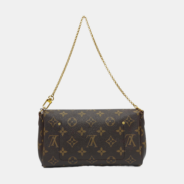 FAVORITE PM Monogram Coated Canvas Brown