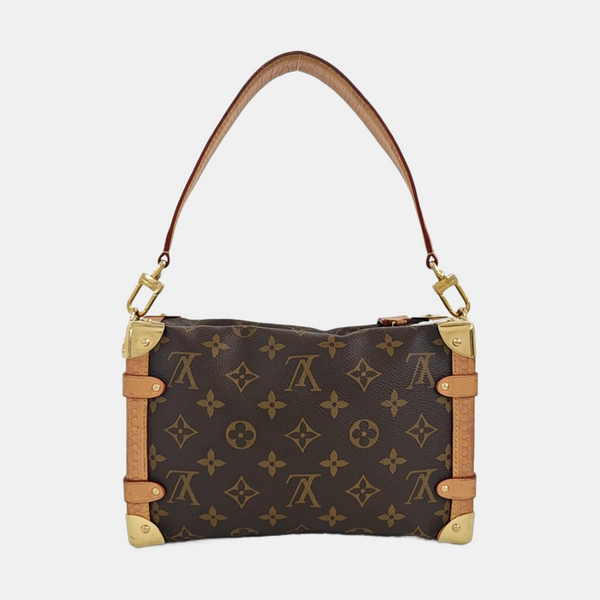 SIDE TRUNK MM Monogram Coated Canvas Brown