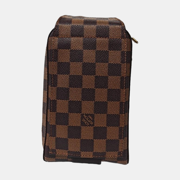 GÉRONIMOS Damier Ebene Coated Canvas Brown