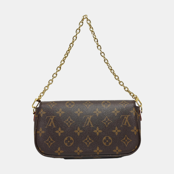 IVY Monogram Coated Canvas Brown
