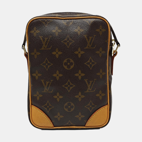 DANUBE Monogram Coated Canvas Brown