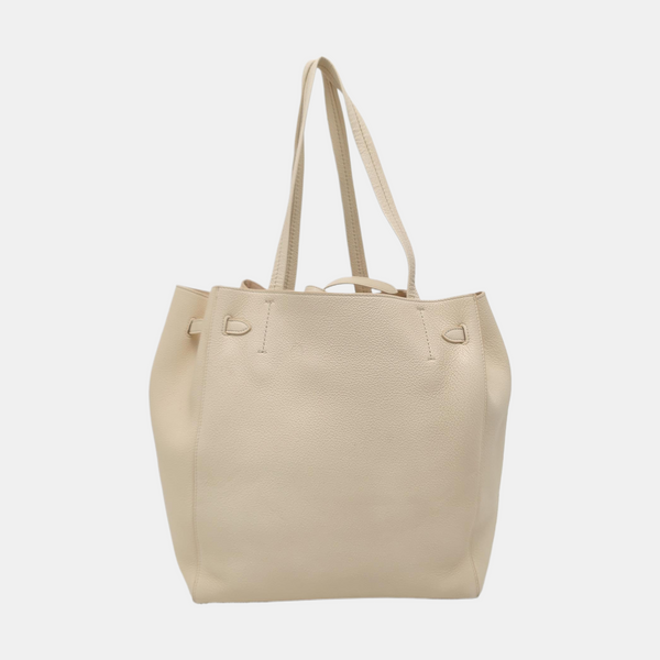 CABAS PHANTOM Small Calfskin White
