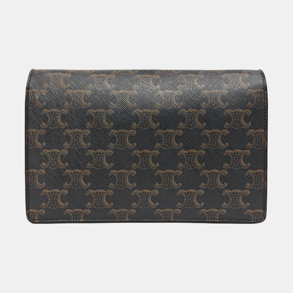 TRIOMPHE CANVAS Small Coated Canvas Brown