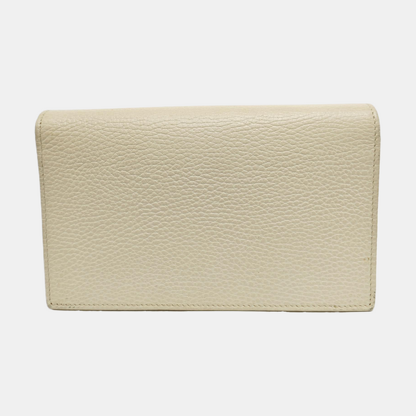 Interlocking G Small Calfskin Beige