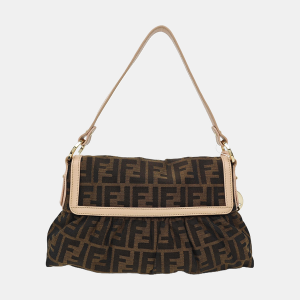 Canvas Top Handle Bag Brown