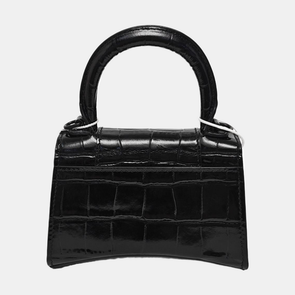 Hourglass Mini Calfskin Black