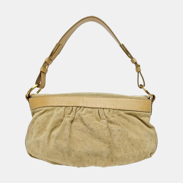 Suede Shoulder Bag Brown
