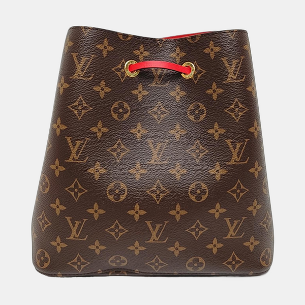 NÉONOÉ MM Monogram Coated Canvas Brown