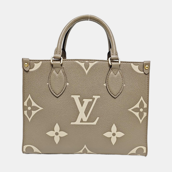 ONTHEGO PM Monogram Calfskin Gray