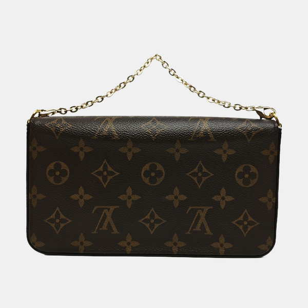 FÉLICIE Monogram Coated Canvas Brown