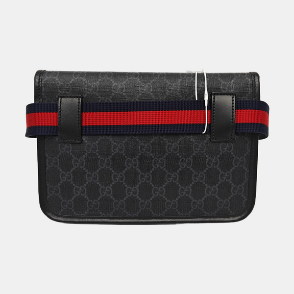 Neo Vintage Monogram Coated Canvas Black