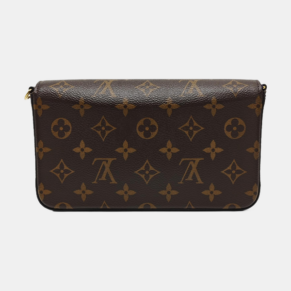 FÉLICIE Monogram Coated Canvas Brown